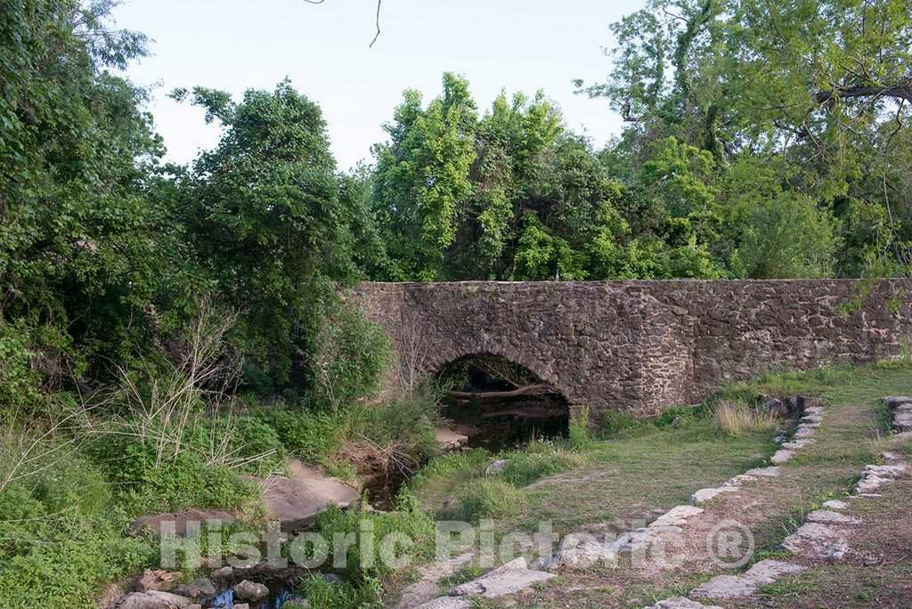 Photo- The Espada Acequia, or Espada Aqueduct, was Built by Franciscan Friars in 1731 in What is Now San Antonio, Texas, United States 4 Fine Art Photo Reproduction