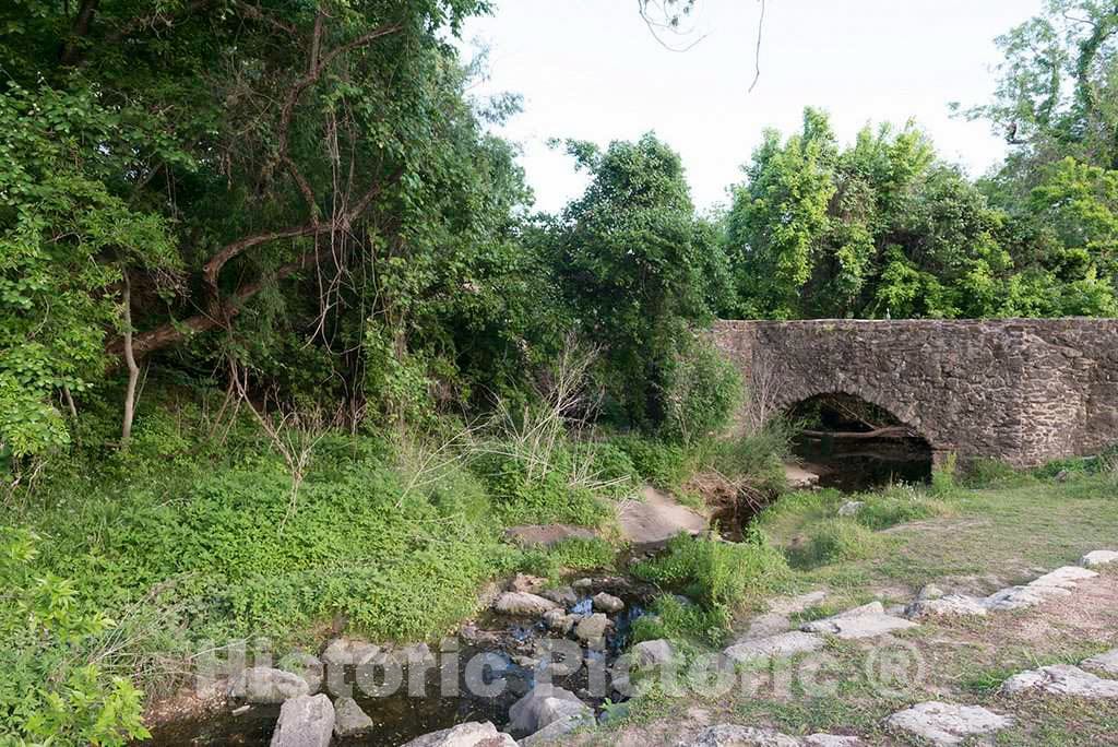 Photo- The Espada Acequia, or Espada Aqueduct, was Built by Franciscan Friars in 1731 in What is Now San Antonio, Texas, United States 5 Fine Art Photo Reproduction