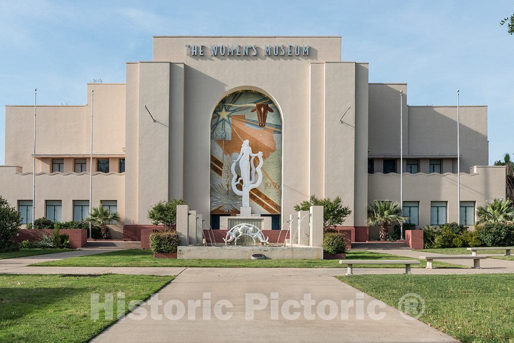 Photo - The Women's Museum in Fair Park in Dallas, Texas, site of the 1936 Texas Centennial Exposition- Fine Art Photo Reporduction