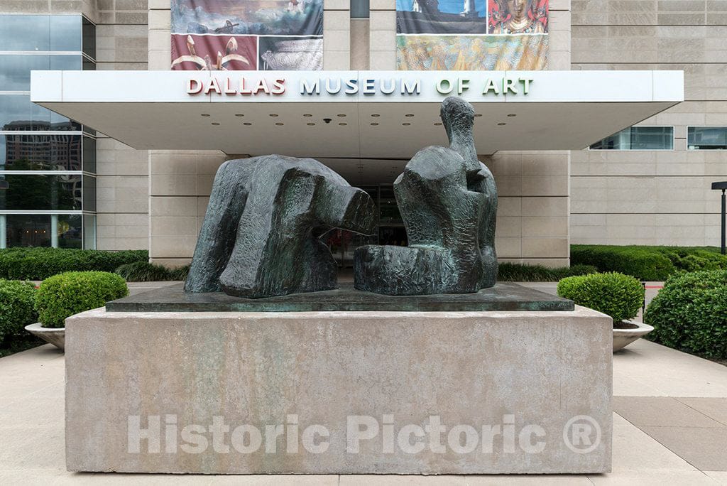 Photo - Entrance to The Dallas Museum of Art in Dallas, Texas- Fine Art Photo Reporduction