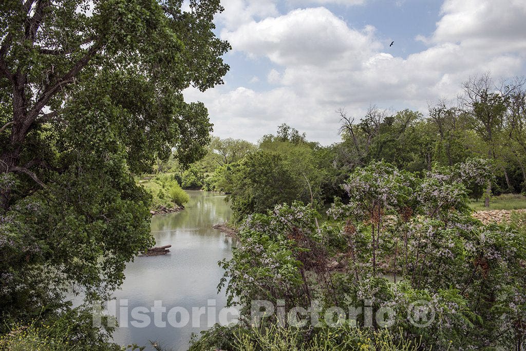 Gonzales, TX Photo - Lovely View of The Guadalupe River in Gonzales, Texas