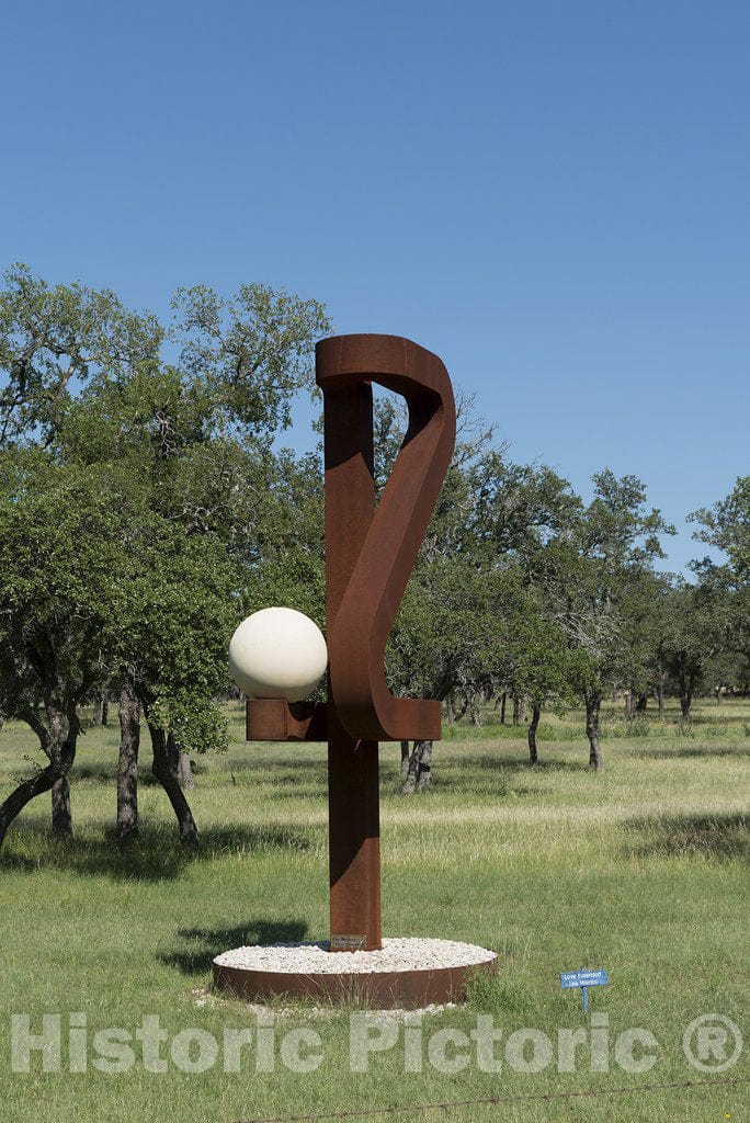 Blanco County, TX Photo - Public Art Along U.S. Highway 290 in Blanco County, Texas