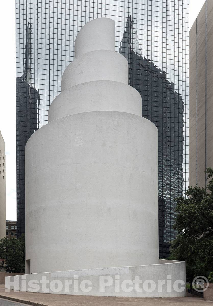 Photo - The Chapel of Thanksgiving Building in Thanks-Giving Square in Downtown Dallas, Texas- Fine Art Photo Reporduction