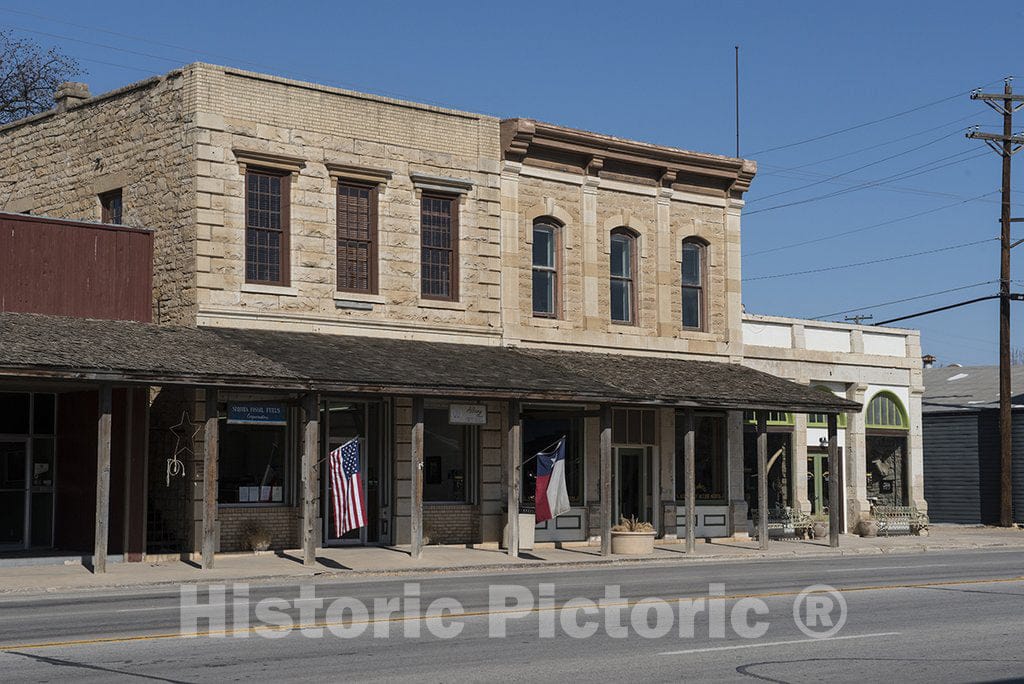 Albany, TX Photo - City Hall in Albany, a Small City Near Abilene, Texas. The Structure was Built as Albany National Bank in 1883