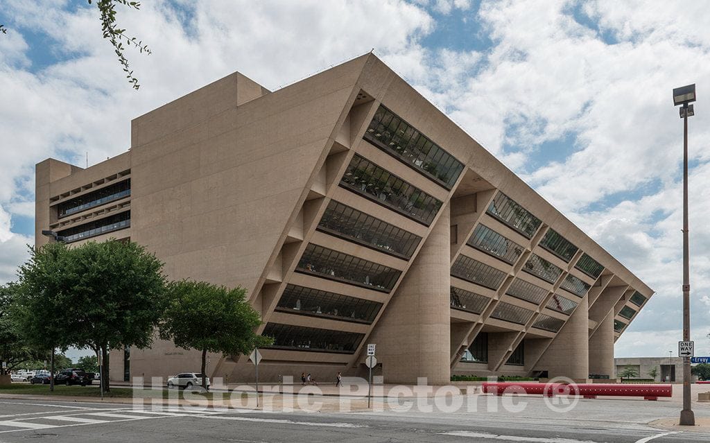 Photo - Dallas City Hall, Dallas, Texas- Fine Art Photo Reporduction