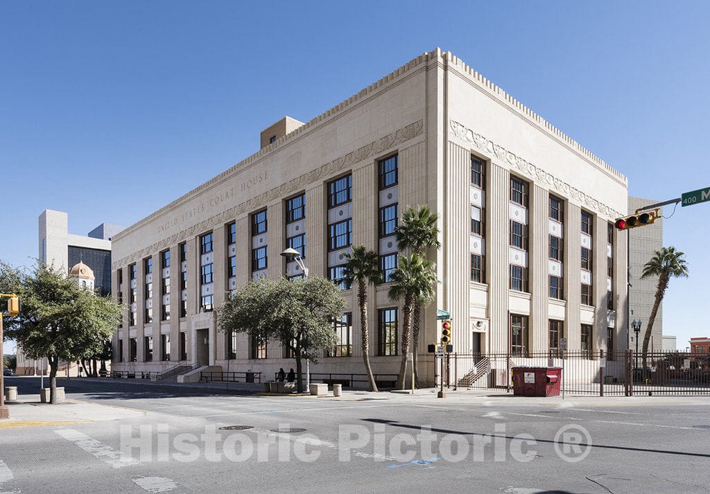 El Paso, TX Photo - Exterior. U.S. Courthouse, El Paso, Texas