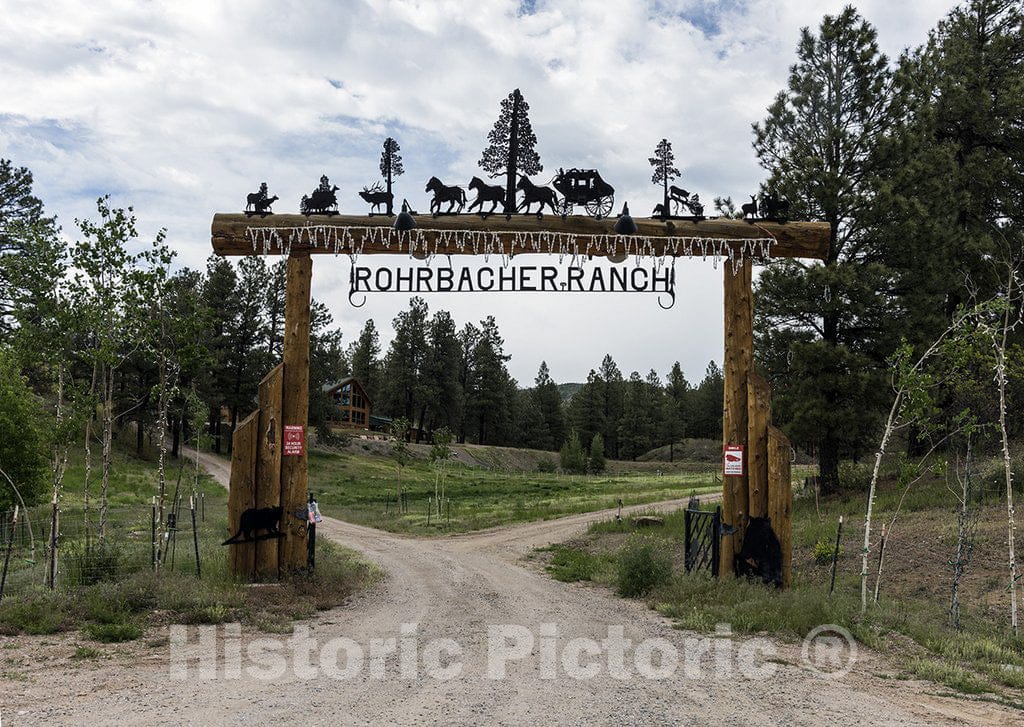 Archuleta, CO Photo - Entrance to The Rohrbacher Ranch in Rural Archuleta County, Colorado