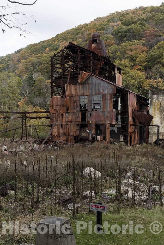 Photo- Once a Symbol of The Economic Power of Timber and The Lumber Business in Early 21st-Century West Virginia, This Mill Building 1 Fine Art Photo Reproduction