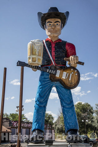 Colorado Springs, CO Photo - A beer-drinking, guitar-playing"Muffler Man" cowboy-