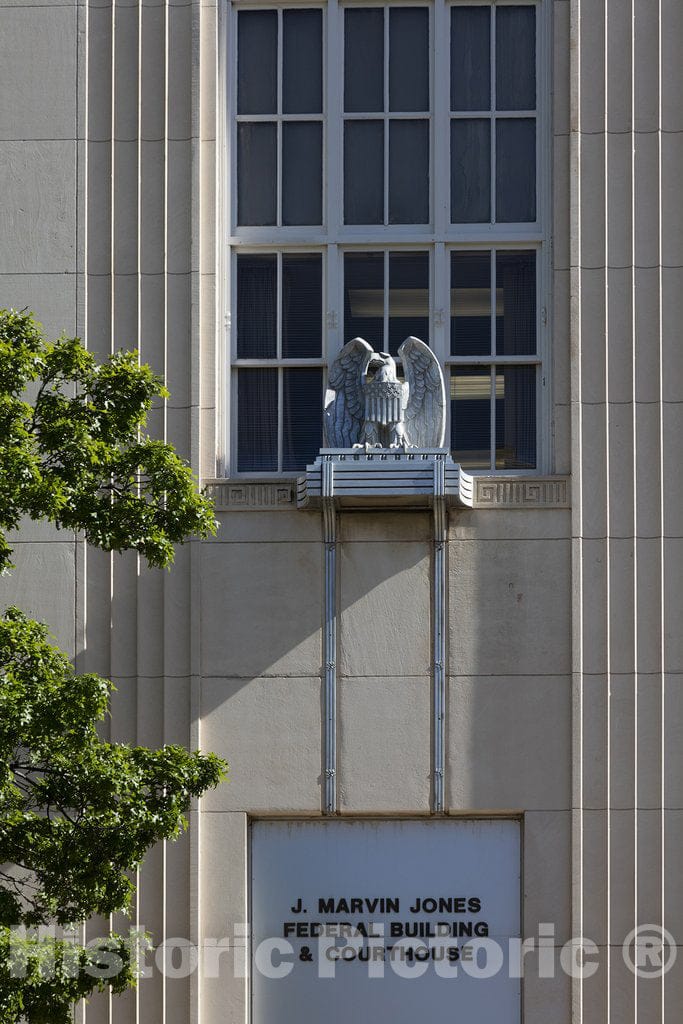 Amarillo, TX Photo - Exterior Eagle. J. Marvin Jones Federal Building & U.S. Courthouse, Amarillo, Texas