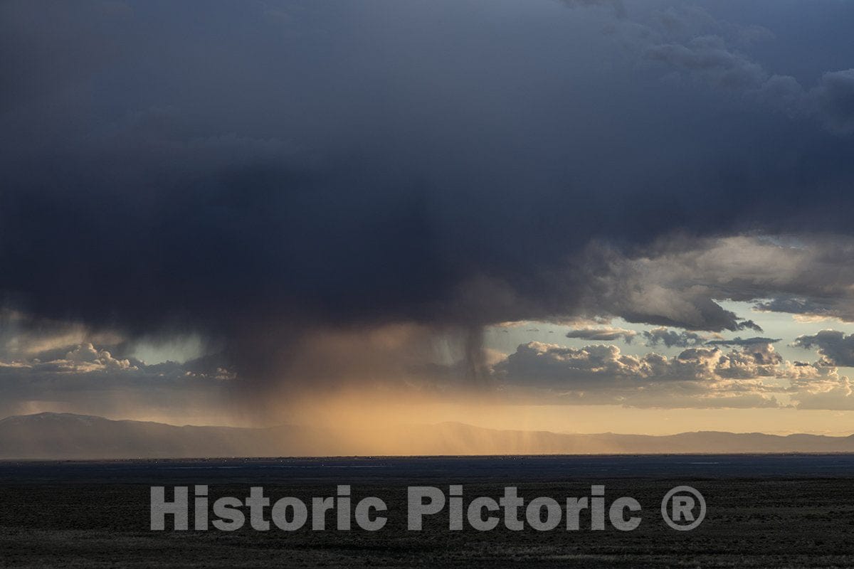 Alamosa County, CO Photo - A Storm Brews Over Great Sand Dunes National Park-