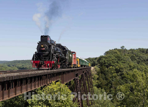Photo- A steam Train Operated by The Boone & Scenic Valley Railroad, a Heritage Railroad That operates Excursions in Boone County, Iowa 6 Fine Art Photo Reproduction