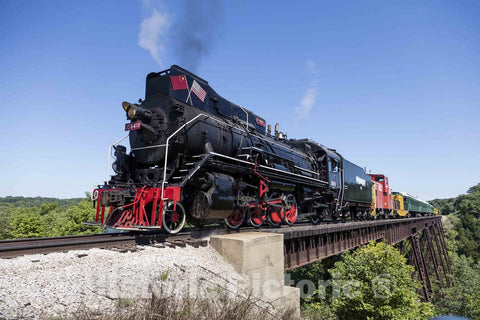 Photo- A steam Train Operated by The Boone & Scenic Valley Railroad, a Heritage Railroad That operates Excursions in Boone County, Iowa 7 Fine Art Photo Reproduction