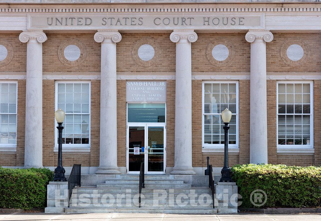 Photo- Exterior. The William M. Steger Federal Building & U.S. Courthouse in Tyler, Texas 3 Fine Art Photo Reproduction