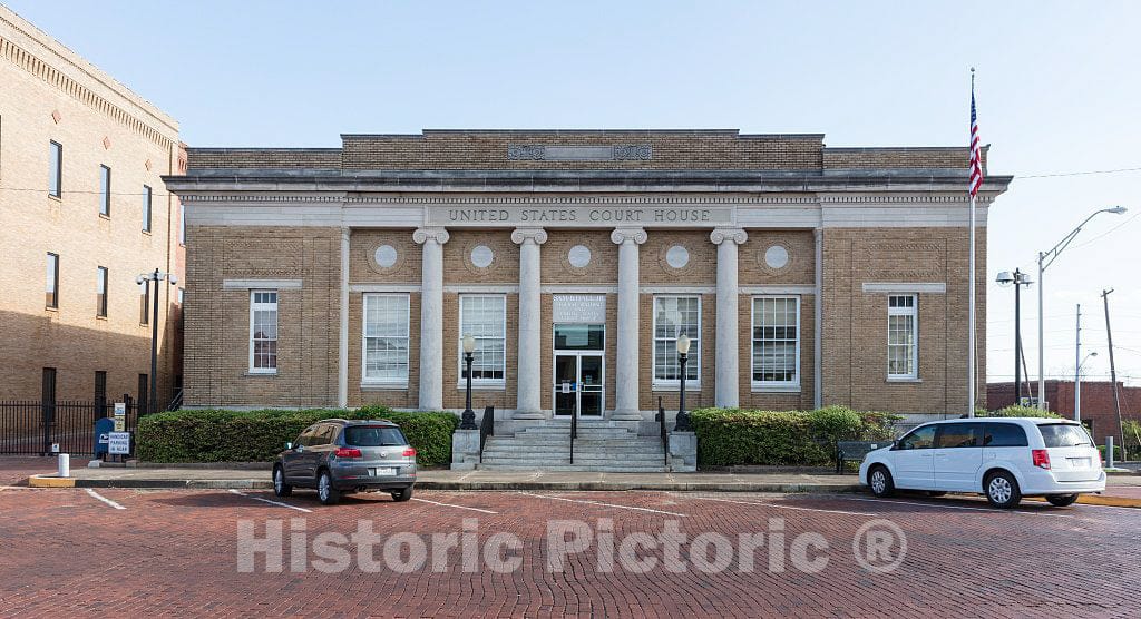 Photo- Exterior. The William M. Steger Federal Building & U.S. Courthouse in Tyler, Texas 5 Fine Art Photo Reproduction