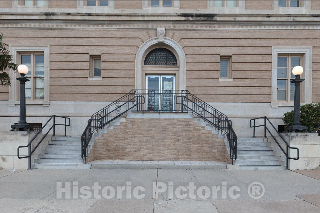 Photo- Exterior. The O.C. Fisher Federal Building and U.S. Courthouse, San Angelo, Texas 1 Fine Art Photo Reproduction