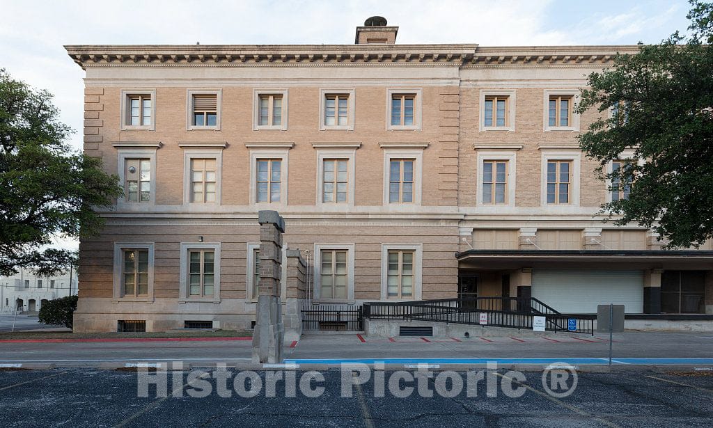 Photo- Exterior. The O.C. Fisher Federal Building and U.S. Courthouse, San Angelo, Texas 4 Fine Art Photo Reproduction