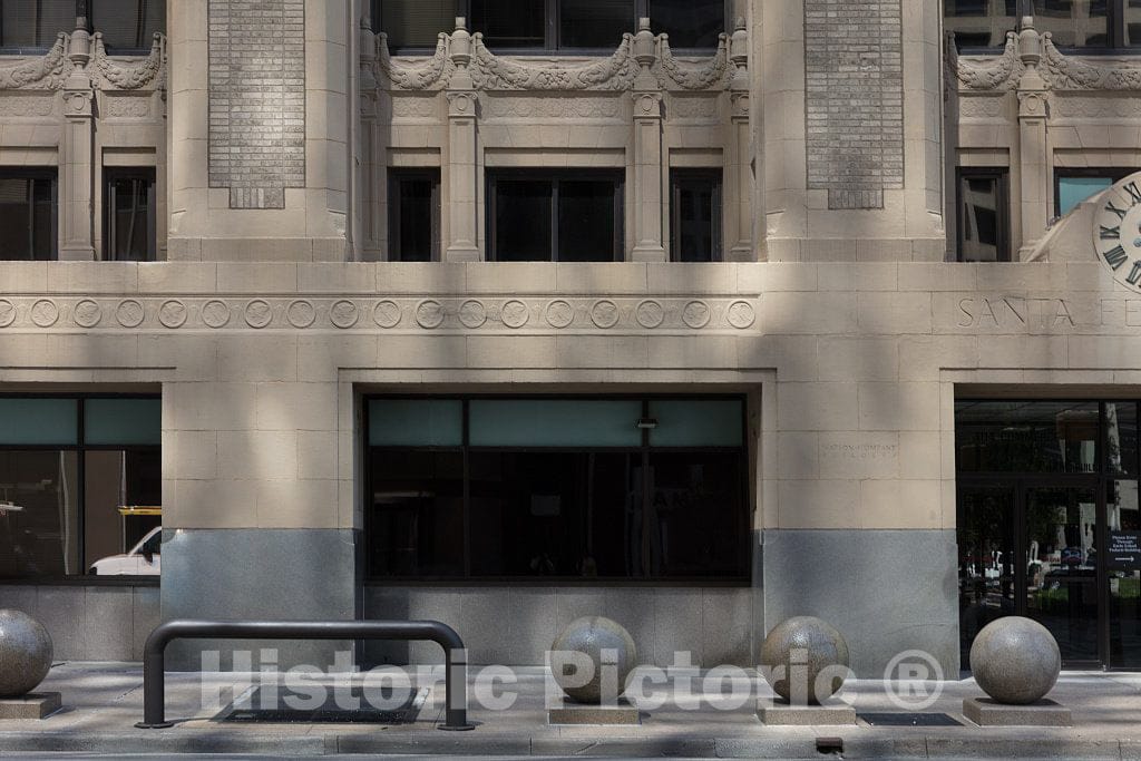 Photo- Exterior View of The Santa Fe Terminal Complex, an 18-Acre Complex of Historic Buildings in The Government District of Downtown Dallas, Texas 2 Fine Art Photo Reproduction