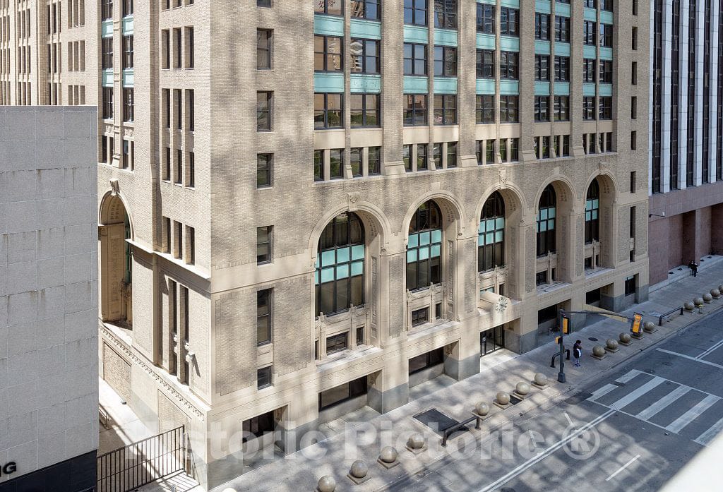 Photo- Exterior View of The Santa Fe Terminal Complex, an 18-Acre Complex of Historic Buildings in The Government District of Downtown Dallas, Texas 3 Fine Art Photo Reproduction