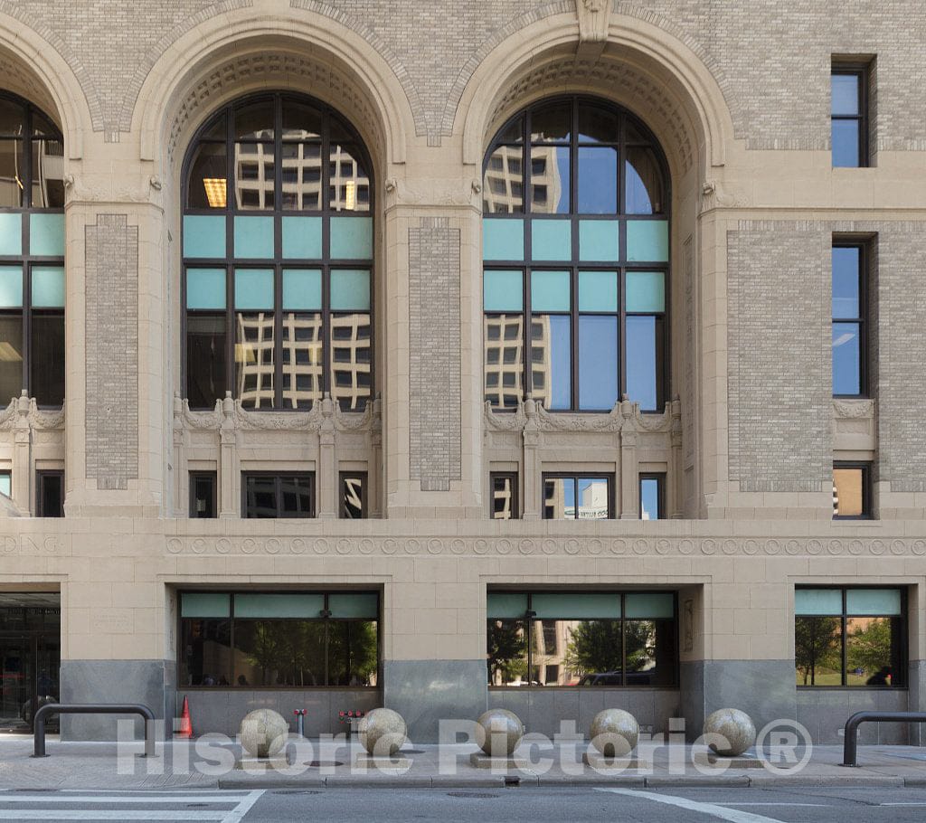 Photo- Exterior View of The Santa Fe Terminal Complex, an 18-Acre Complex of Historic Buildings in The Government District of Downtown Dallas, Texas 4 Fine Art Photo Reproduction