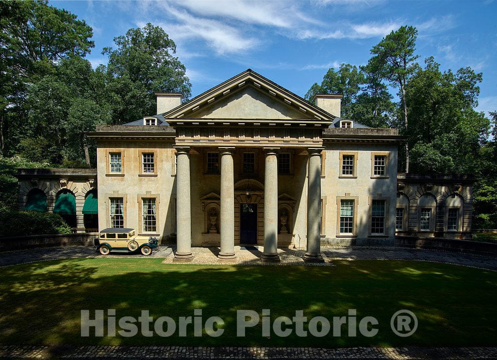 Photo- The Swan House, a historic house museum in Atlanta, the capital city of the southern U.S. state of Georgia and the state's largest city 3 Fine Art Photo Reproduction