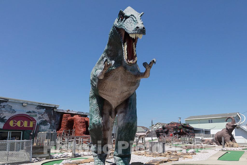 Photo - Jurassic Adventure Golf in Wildwood, New Jersey- Fine Art Photo Reporduction