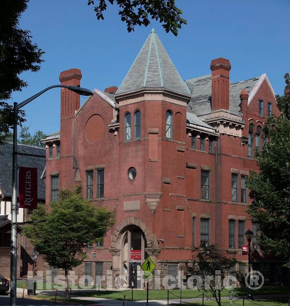 Photo - New Jersey Hall at Rutgers Universiy in New Brunswick, New Jersey- Fine Art Photo Reporduction