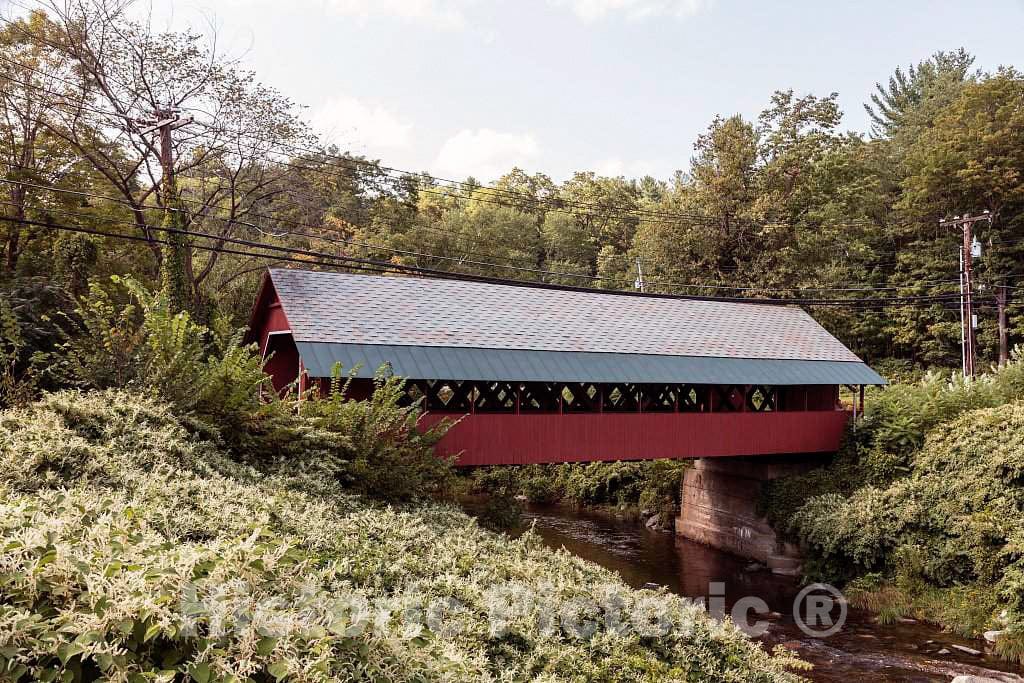 Photo - The Creamery Covered Bridge in West Brattleboro, Vermont- Fine Art Photo Reporduction