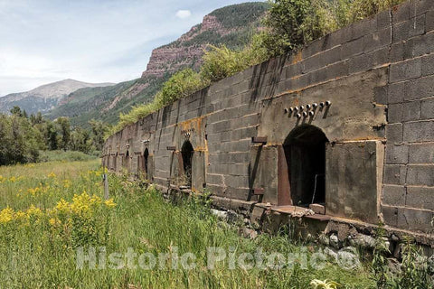 Photograph -Beehive Coke ovens, Constructed in The 1890s in Redstone, Colorado, Eastern Capitalist Cleve Osgood's onetime Company Town for Those who Produced Coke, or carbonized Coal 1