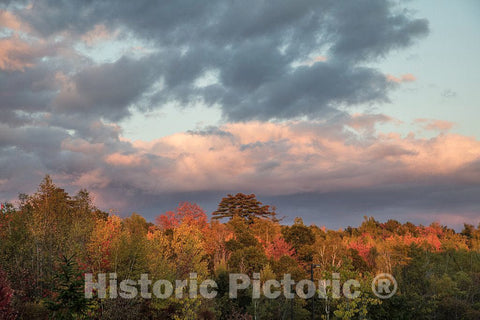 Photo- Fall Scene Near Veazie, Maine 2 Fine Art Photo Reproduction