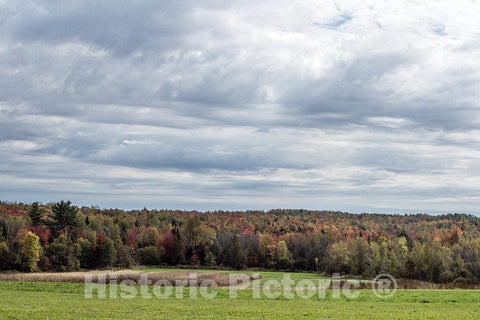 Photo- Fall Scene Near Canaan, Maine 2 Fine Art Photo Reproduction