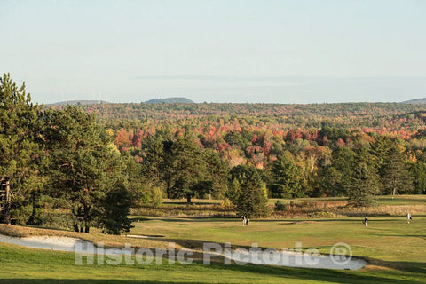Photo- Fall at The Penobscot Valley Country Club's Golf Course Near Orono, Maine 1 Fine Art Photo Reproduction