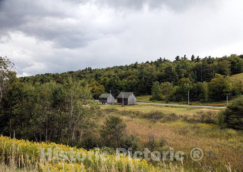 Photo - Rural barns near Grantham, New Hampshire- Fine Art Photo Reporduction
