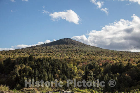 Photo - View of Distant Mount Mansfield from Stowe, Vermont- Fine Art Photo Reporduction