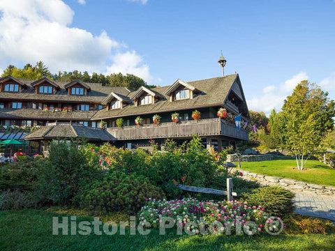 Photo- A Portion of The Trapp Family Lodge in Stowe, Vermont 1 Fine Art Photo Reproduction