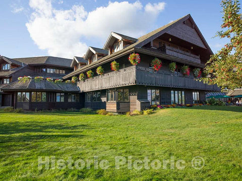 Photo- A Portion of The Trapp Family Lodge in Stowe, Vermont 2 Fine Art Photo Reproduction
