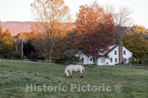 Photo - Peaceful Scene on a Small Farm Outside North Bennington, Vermont- Fine Art Photo Reporduction