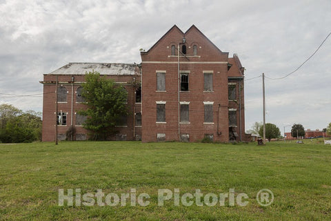 Photo - Deserted Building from The Long-Defunct Mississippi Industrial College in Holly Springs, Mississippi- Fine Art Photo Reporduction