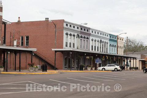 Photo- Downtown block in Holly Springs, Mississippi 1 Fine Art Photo Reproduction