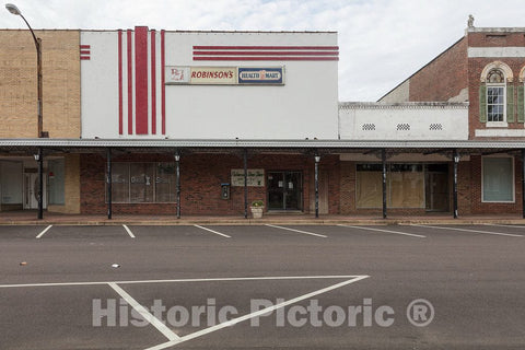 Photo- Downtown Buildings in Holly Springs, Mississippi 1 Fine Art Photo Reproduction