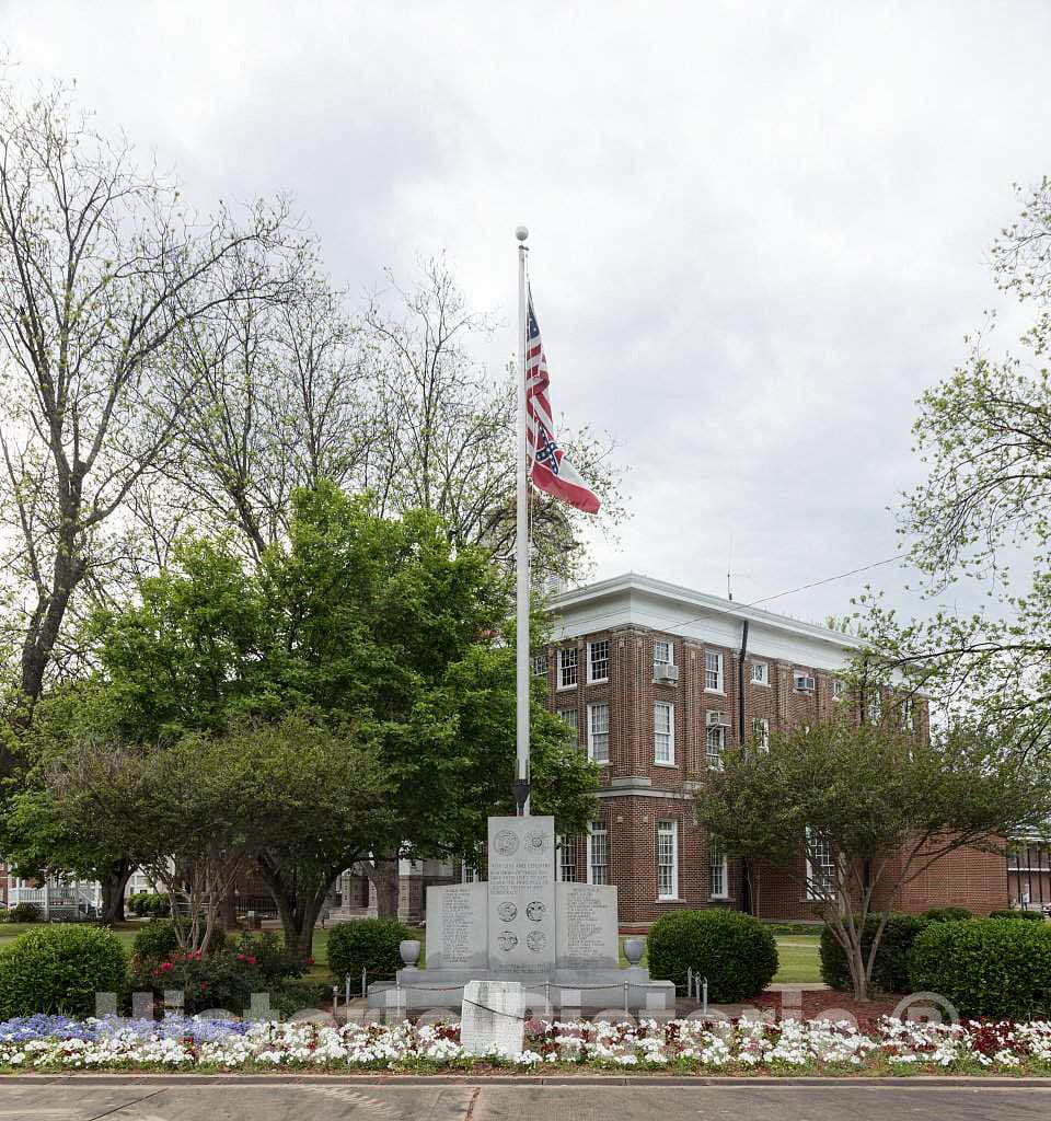 Photo - World Wars (Both I and II) Memorial in Holly Springs, Mississippi- Fine Art Photo Reporduction