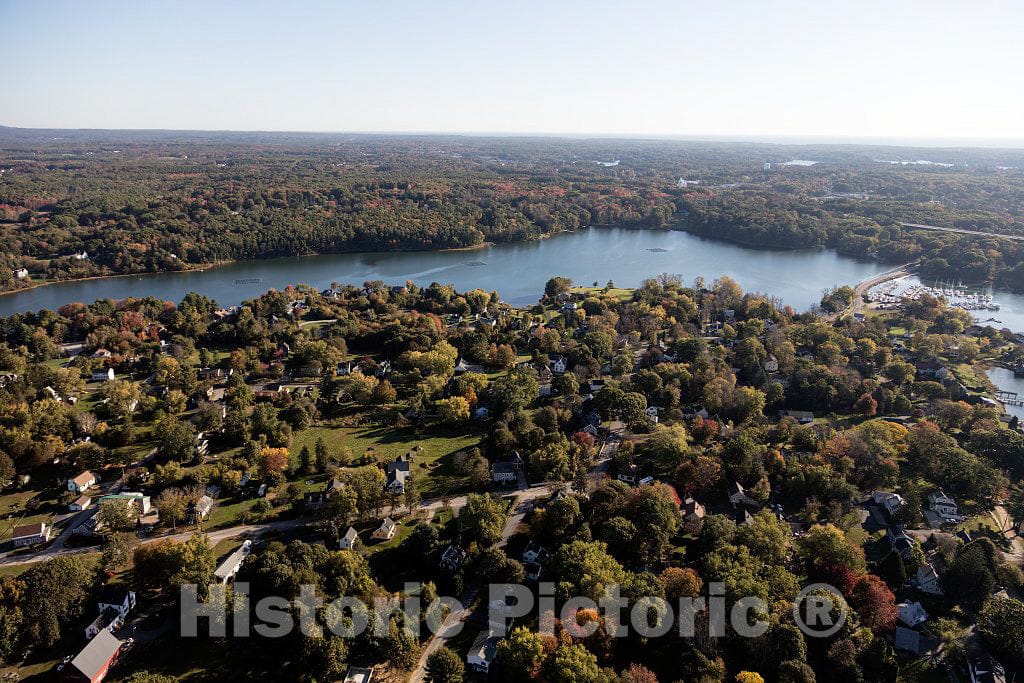 Photo - Aerial view of Portsmouth, New Hampshire- Fine Art Photo Reporduction