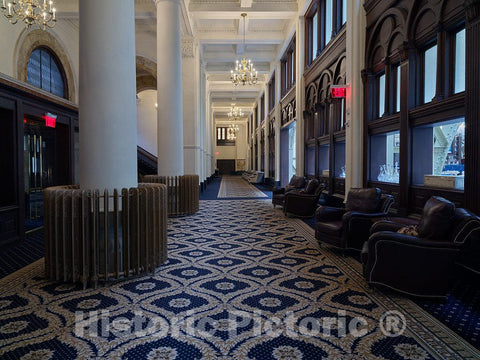 Photo- Lobby. The Old Post Office and Clock Tower, Washington, D.C. 2 Fine Art Photo Reproduction