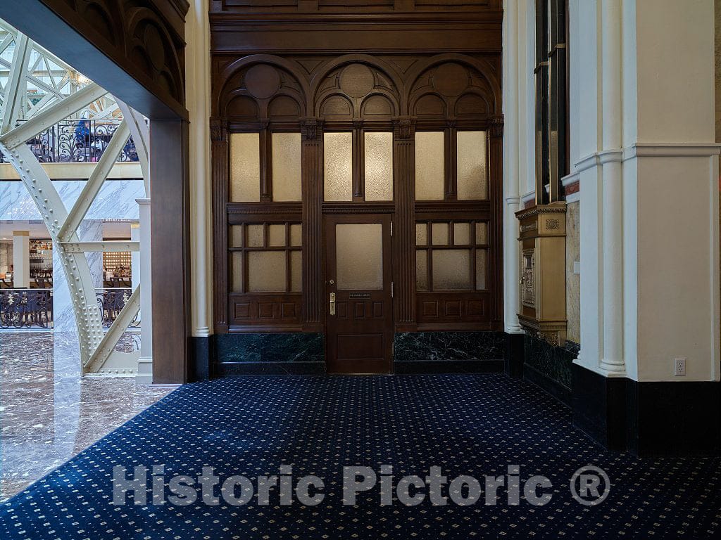 Photo- Lobby. The Old Post Office and Clock Tower, Washington, D.C. 3 Fine Art Photo Reproduction