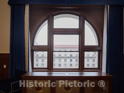 Photo - Window. The Old Post Office and Clock Tower, Washington, D.C.- Fine Art Photo Reporduction