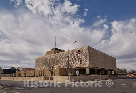 Photo- Joe Skeen Federal Building and U.S. Courthouse, Roswell, New Mexico 3 Fine Art Photo Reproduction