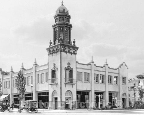 Historic Black & White Photo - Kansas City, Kansas - The Tower Building, c1923 -