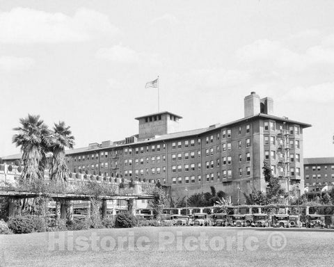 Historic Black & White Photo - Los Angeles, California - The Ambassador Hotel, c1925 -