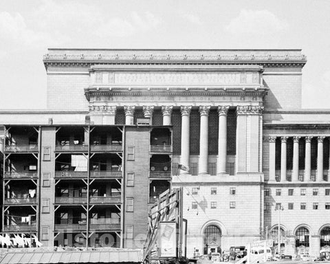 Historic Black & White Photo - Milwaukee, Wisconsin - Milwaukee County Courthouse, c1939 -