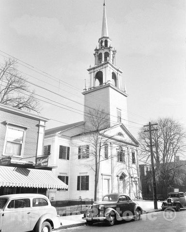 Historic Black & White Photo - Newburyport, Massachusetts, c1940 -